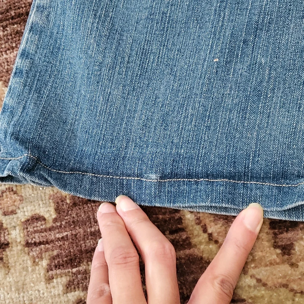 JANE - Flare Blue Jeans JR SIZE 11 - Picture 8 of 10